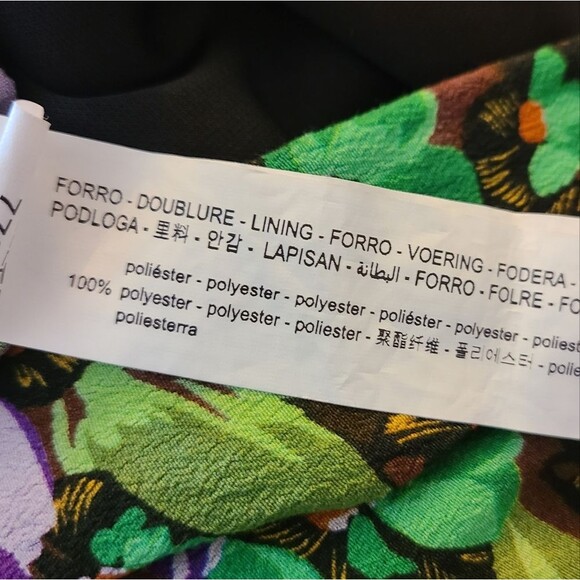 zara bodysuit long sleeve floral faux wrap bodysuit womens size S - Picture 5 of 6